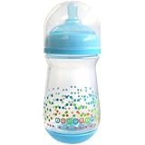 The First Years GumDrop Wide Neck Bottle, Blue, 8 Ounce (Discontinued by Manufacturer)