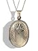 Sterling Silver Engraved Oval Locket & Chain.