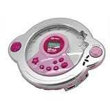 Soundmaster KCD-25 Kids Pink CD Player with Singalong Headset