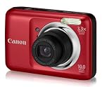 Canon Powershot A800 10MP Digital Point and Shoot Camera with 3.3x Optical Zoom (Red)
