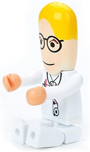 Katepol Cute Cartoon Robot Figure Style USB 2.0 Flash/Jump Drive - White (4GB)
