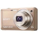 Sony DSC-WX5N Digitalkamera (12 Megapixel, 5-fach opt. Zoom, 7 cm (2,8 Zoll) Display, 3D Schwenkpanorama, Full HD Video) champagnergold
