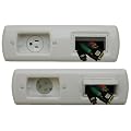 PowerBridge TSPBIW-6-WH Total Solution Power and Cable Management Kit (Each, White)
