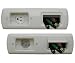 PowerBridge TSPBIW-6-WH Total Solution Flat Panel In-Wall Power and Cable Management Kit (White)