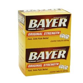 BAYER ASPRIN 50 X2 YOUR SAFETY COMPANY 