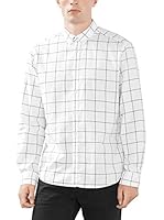 ESPRIT Camisa Hombre (Blanco)
