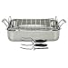 Cuisinart Chef's Classic Stainless 16-Inch Roaster with Rack and 3-Piece Roasting Set
