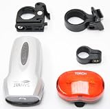 Smart Halogen Front + Torch 3 LED Rear Light Set