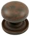 Ultra 41773R1 1-1/4-inch Designers Edge Round Rust Cabinet Knob