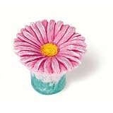 Siro Designs 101-108 Flowers 38MM Themed Knob - Pink Daisy