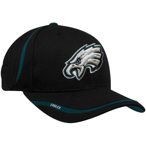 NFL Men's End Zone Structured Adjustable Hat - ND92Z (Philadelphia Eagles, One Size Fits All)