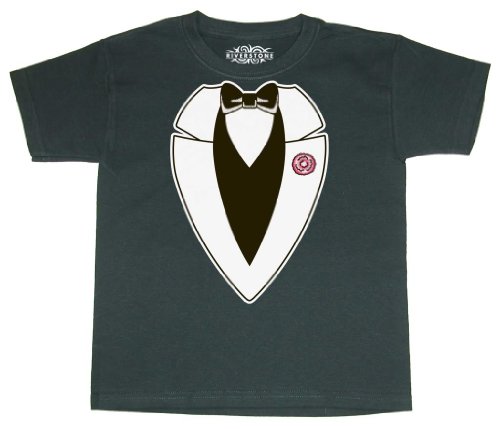 Youth/Kids Tuxedo (Carnation Tux) Short Sleeve Youth & Toddler T-Shirt (Assorted Colors & Sizes)