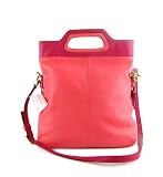 Coach 13388 Bonnie Leather Foldover Crossbody Purse Handbag, Coral
