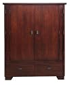 Modus Furniture Canyon Armoire Saddlebrown
