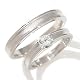 umu-marriage 0.25ct ダイヤモンド マリッジリング ペア PT900（レディース：1～20号 メンズ：10～29号） 【ギフト包装対応・刻印無料】(MS0001)