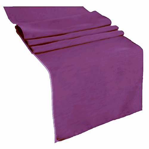 Plum 60X102 INCHES Polyester Tablecloth by FTF
