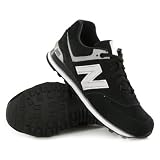 New Balance Classic 574 Black White Mens Trainers