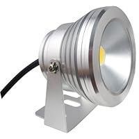 Dele Sliver 10w Underwater Warm White Led Flood Wash Pool Waterproof Light Spot Lamp Dc /Ac 12v