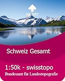 Satmap  Karte 1:50000 Schweiz gesamt für GPS Satellitennavigationsystem Active 10