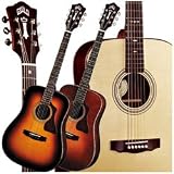 Guild Gad-50 Acoustic Design Series Dreadnought Guitar With Case, Natural