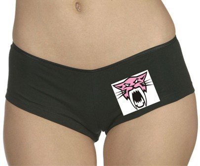 Buy SnowGirl Women White Intimates Snowmobile Snowboarding Clothing – Arctic Cat Panther, Medium, Black Shorties