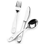 Danesco 3-Piece Stainless Steel Children's Flatware Set, Teddy Bear