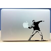 Banksy Molotov Guy Vinyl Decal - Vinyl Macbook / Laptop Decal Sticker Graphic