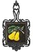 Square Iron Trivet - Pears