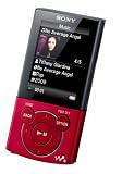 Sony NWZE444R E Series 8GB MP3 Walkman with Voice Recording Function - Red
