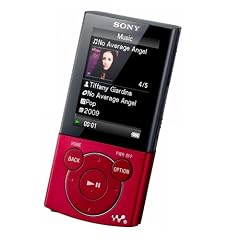 Sony Walkman NWZE 444  MP3-/Video-Player 8 GB (5,1 cm (2 Zoll) LC-Display, UKW Radio, USB 2.0) rot