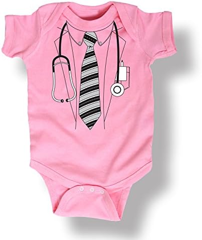 Doctor Labcoat Scrubs Uniform Costume Hospital Novelty Infant