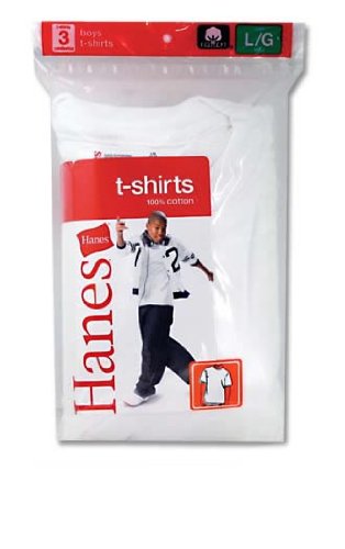 Hanes Boys Crewneck T-Shirt 3 Pack - b2138