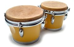 Bongos: Yellow Bongo Drums with 6