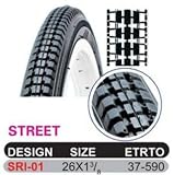 26 x 1 3/8 Roadster Shopper Race Bicycle Tyre