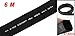 uxcell 16mm Black Polyolefin Insulation Heat Shrink Tubing 6M 19.7ft