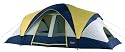 Wenzel Grand Pass 2 Room Family Dome Tent, Yellow/Blue/White