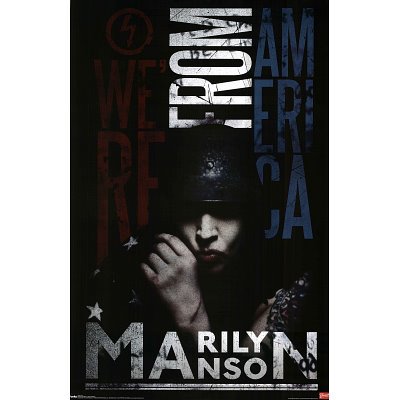 Marilyn Manson - From America Poster Poster Print, 22x34