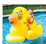 Giant Inflatable Ducky Swimming Pool Float Toy