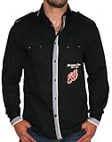 CHRISTIAN AUDIGIER Ed Hardy Mens Garage Long Sleeve Western Inspired Woven Solid Shirt