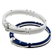 Stainless Steel & Resin Cuff Style Bracelet