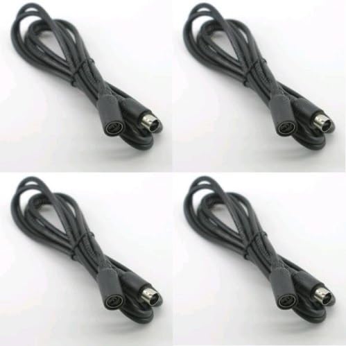 Aiskaer 4pcs Wii/Gamecube Controller Extension Cables for GameCube and Wii Consoles