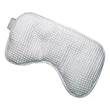 Kingsley Eyemask Herbal With Velcro Strap Waffle Cotton White