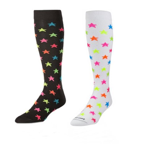 TCK Krazisox Multi-Stars Over the Calf Socks