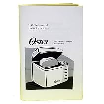 Sunbeam/Oster 102817 breadmaker instruction book.