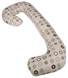 Organic Smart Snoogle Chic Replacement Cover - 100% Organic Cotton Replacement Cover with Easy On-off Zippered Cover