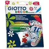 Enlarge toy image: Giotto Fabric Pens - Pack of 12 Assorted Colours -  preschool activity for young kids
