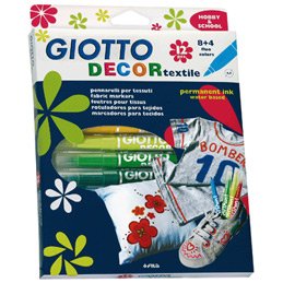 Fabric Pens  12  Colours