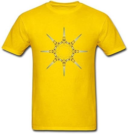 dyh5l1q Men's Wheel of Fortune Tarot card T-shirt Yellow S