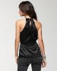 Silky Ruffle Halter Top Product Image