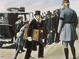 The Terms of the Treaty of Versailles are Finally Agreed and Set out in the Golden Book Photographic Poster Print, 42x56